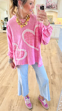 Bubble Gum Heart Patch Top