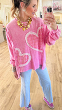Bubble Gum Heart Patch Top