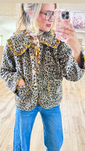 Ivy Jane Leopard Sherpa Jacket