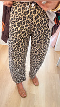 Vervet High Rise Leopard Barrel Jeans