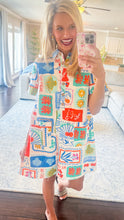 Uncle Frank Multi Fruit Patch Dress