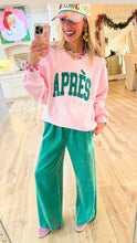 Light Pink and Green Après Sweatshirt