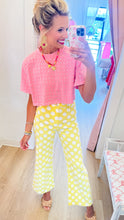 Yellow and White Polka Dot Pants