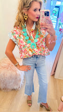Cream Floral Print Blouse