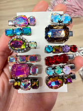 Multi Stone Hair Clips