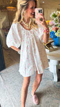 Pink and White Polka Dot Bubble Sleeve Romper