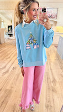 Blue Toile Ornament Sweatshirt