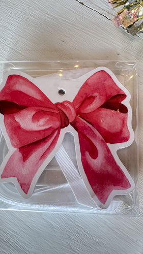 Pink Bow Gift Tag