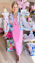 Pink Sequin Maxi Dress