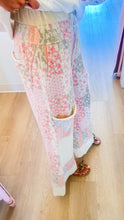 Floral Mineral Washed Terry Pants