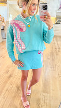 Blue and Pink Gingham Skort