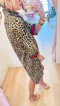 Restock Leopard Contrast Stripe Dress