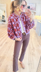 Ivy Jane Lavender Quilted Star Jacket