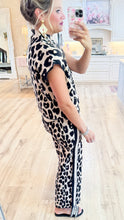 Black Leopard Pant Set