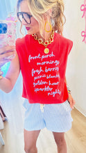 Summer List Muscle Tee