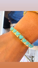 Turquoise Heart Bracelet