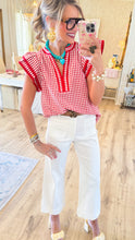 Off White Scallop Hem Pants