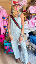 Sage Polka Dot Barrel Overalls