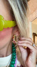 Multi Color Hoop Earrings