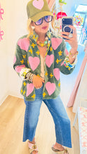 Green Velvet Heart Jacket