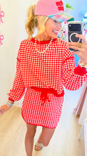 Red Gingham Skort Set