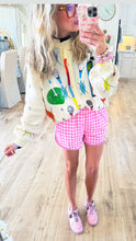 Queen of Sparkles Golf Button Up Cardigan