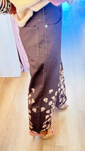 Brown Floral Print Pants