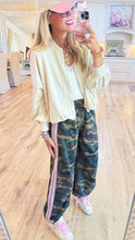 Camo Side Tape French Terry Knit Pants