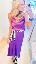 Purple Cowl Neck Cami Top