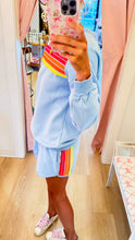 Beau Blue Multi Contrast Short Set