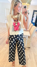 Leopard Bling Bow Muscle Tee