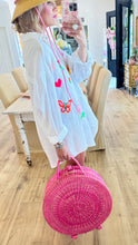 White Gauze Tropical Shirt