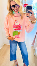 Light Pink Santa Mock Neck