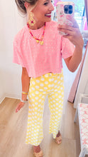 Pink Rhinestone Embellished Cropped Top