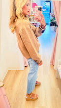 Leopard Ruffle Trim Cardigan