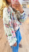 Cream Knitted Butterfly Sweater