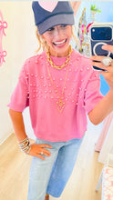 Pink Pearl Crew Neck Sweater
