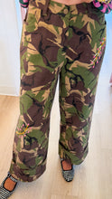 Camo Wide Leg Twill Pants