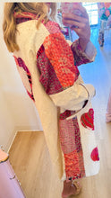 Natural Multi Patchwork Shacket