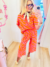 Ivy Jane Pink and Orange Animal Print Crop Top