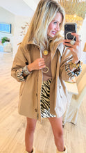 Khaki A Line Trench Coat