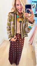 THML Green Cheetah Cardigan