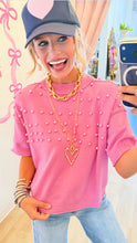 Pink Pearl Crew Neck Sweater