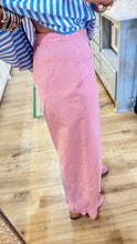 RESTOCK Pink Twill Ruffle Hem Pants