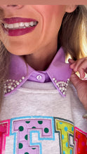Lavender Pearl Collar