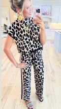 Black Leopard Pant Set
