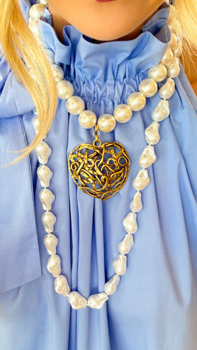 Long Pearl Necklace