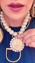 RESTOCK Large Pearl Horse Coin Necklace