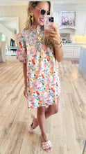 Pink Multi Floral Mini Dress