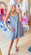 Black and White Gingham Bubble Hem Dress